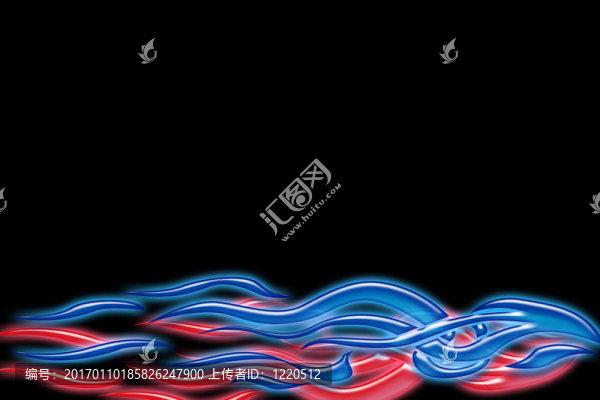 藍(lán)色和紅色