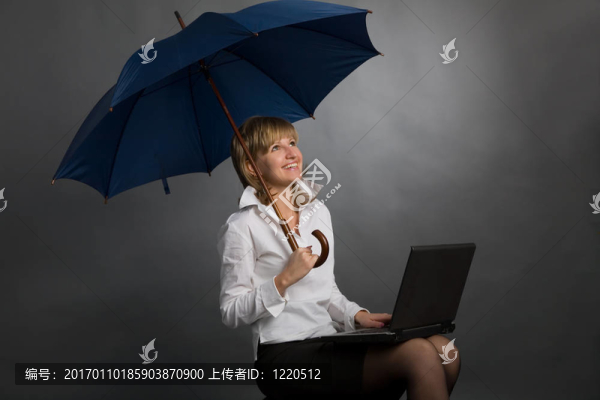 年輕的女商人