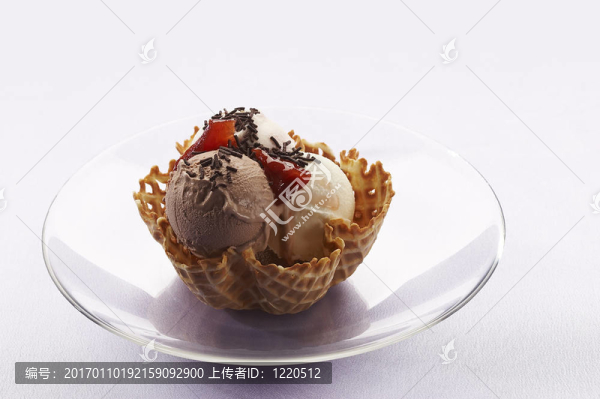 美味的冰淇淋