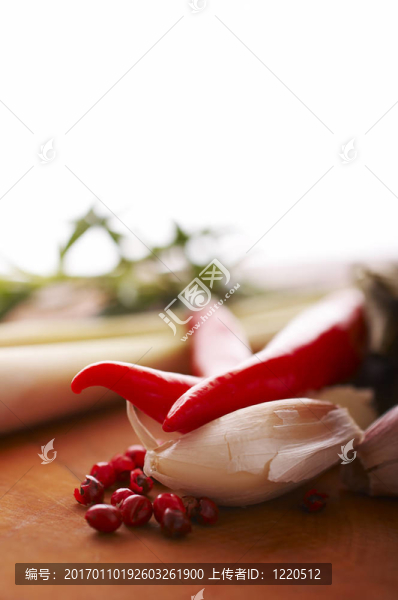 辣椒和大蒜