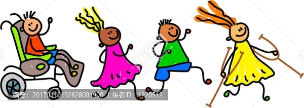 殘疾的孩子