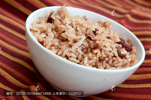 加勒比大米和腎豆