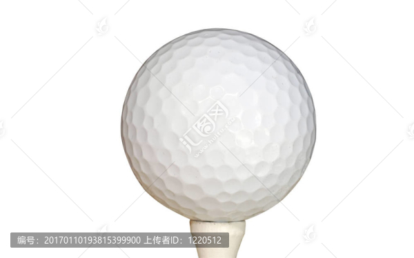 發(fā)球臺上的高爾夫球