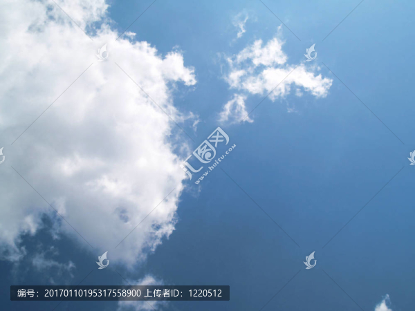白云天空