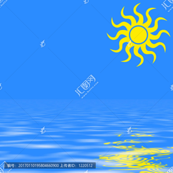 海上陽光燦爛的日子