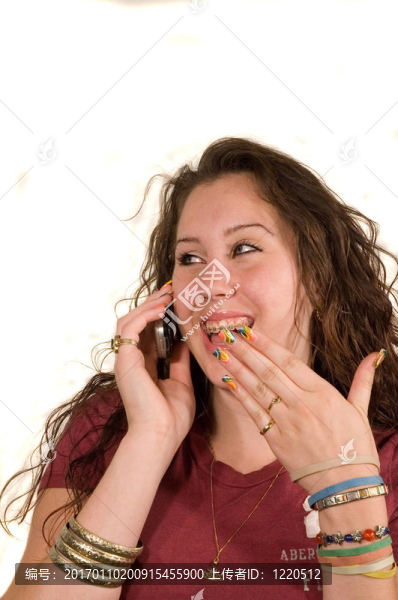十幾歲的白人女孩