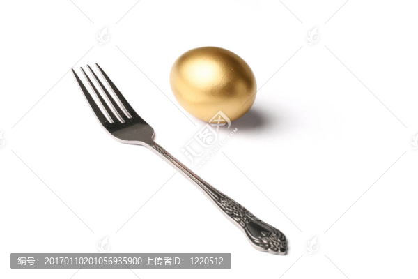 黃金蛋和叉子