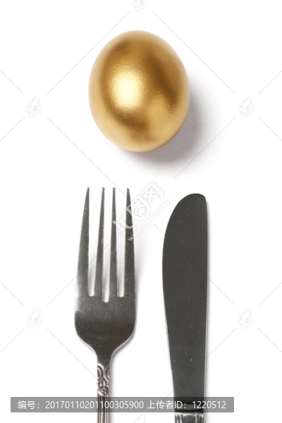 黃金蛋和叉子