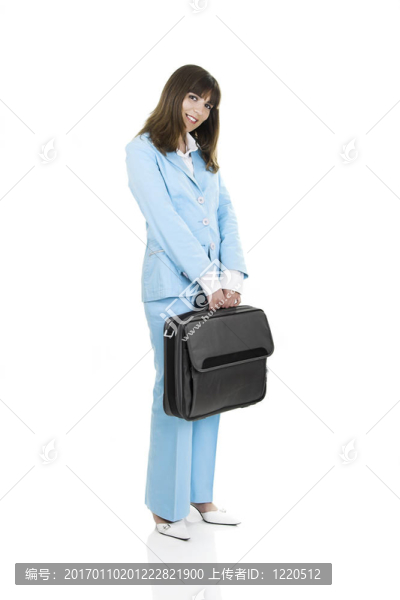 商務(wù)女人帶公文包