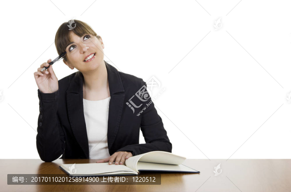 美麗的女人的思考