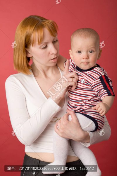 女人與小孩
