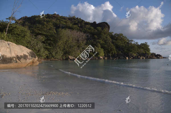熱帶島海灘