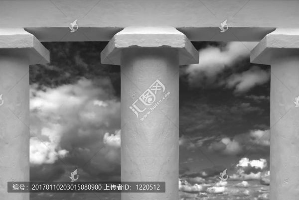 神殿的柱子