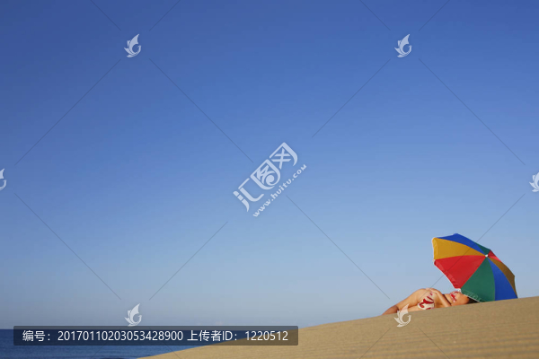 女人在Parasol