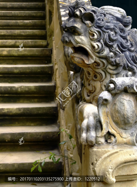樓梯的獅子-匯圖網(wǎng) www.fosd68.com 樓梯的獅子