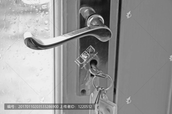 門把手；鑰匙和鎖