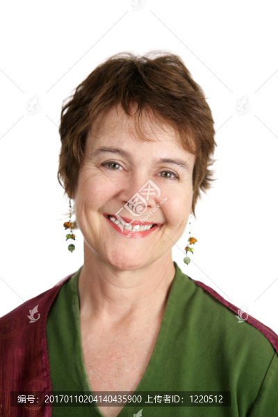 可愛的愛爾蘭女人的畫像