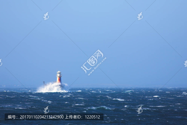 在西蒙斯鎮(zhèn)的海上的燈塔