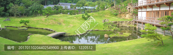 禪園；kenchoji寺在鐮倉(cāng)；東京；日本；全景