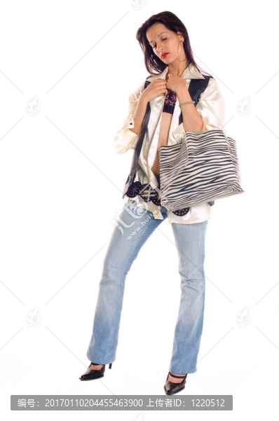 購物女孩假扮