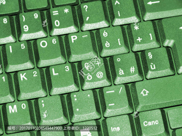 綠色鍵盤