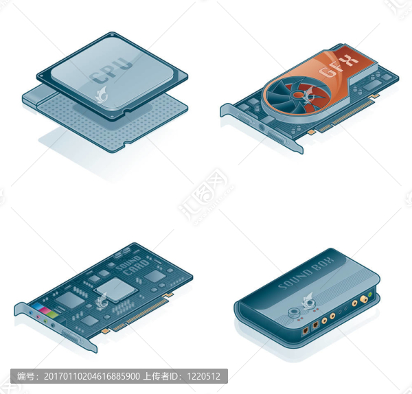 計(jì)算機(jī)硬件的圖標(biāo)集的設(shè)計(jì)元素55j