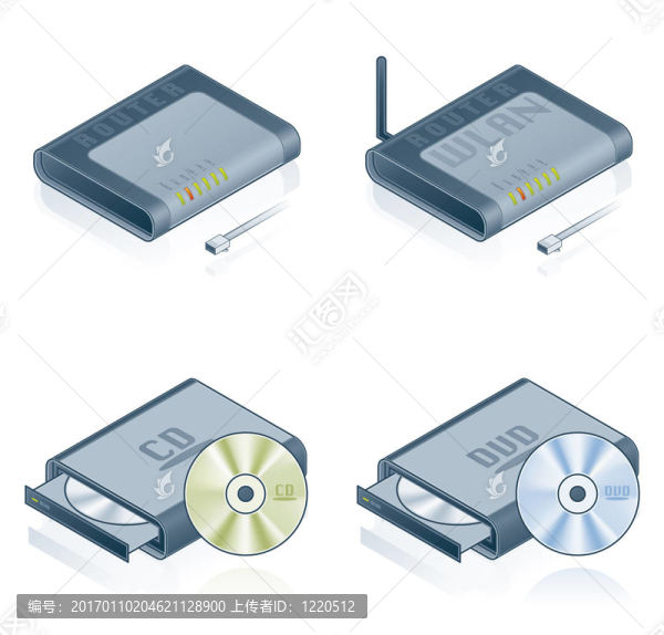 計(jì)算機(jī)硬件的圖標(biāo)集的設(shè)計(jì)元素55b
