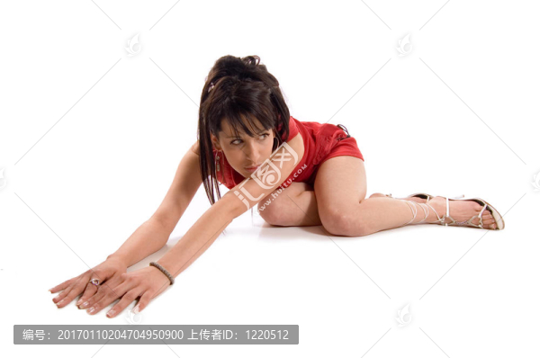 熱的黑發(fā)女孩