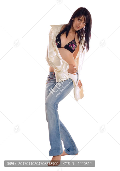 熱的黑發(fā)女孩