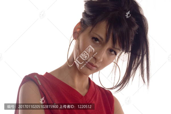 肖像的黑發(fā)