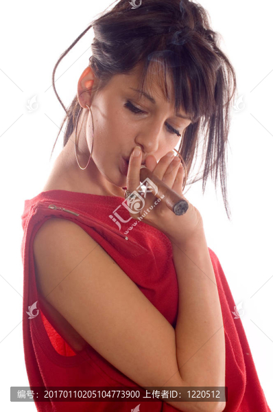 吸煙的女人sigarette