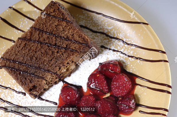 甜點(diǎn)-巧克力蛋糕