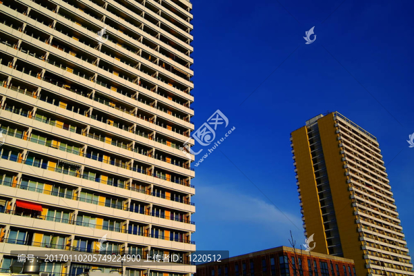 在東柏林現(xiàn)代的樓盤