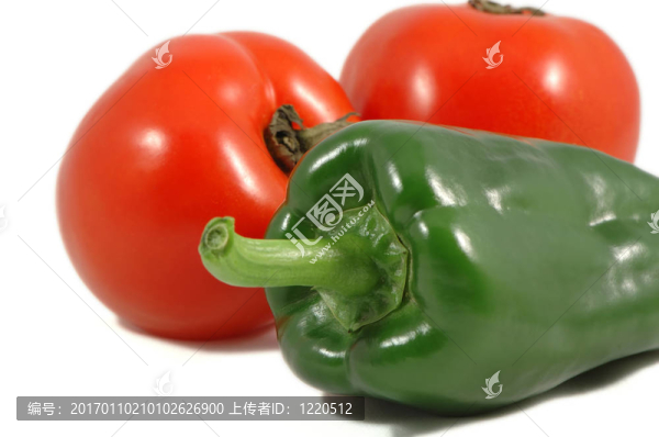 紅辣椒和西紅柿