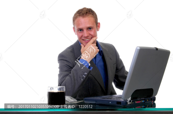 快樂的商人