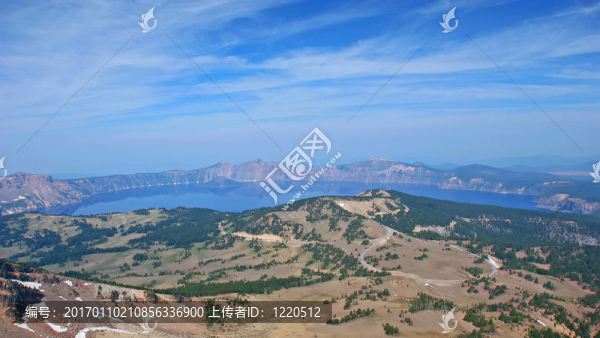 火山湖；史葛山觀