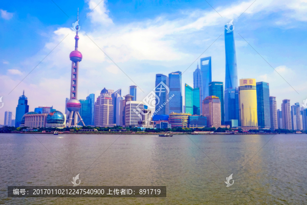 東方明珠,陸家嘴,上海中心