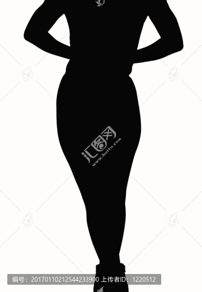 女人的剪影