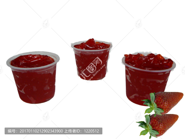 草莓明膠甜品