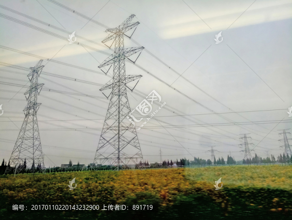 電力鐵塔,供電送電輸電,變電