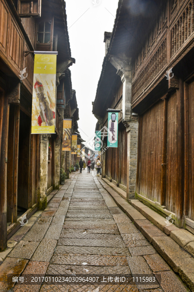 烏鎮(zhèn)西柵石板路