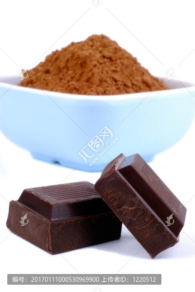 巧克力和可可粉