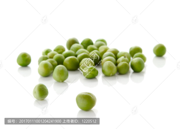 綠色的豌豆