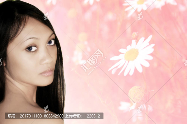 美花的肖像