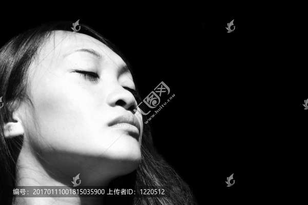 黑白肖像