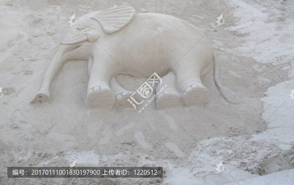 象沙子城堡