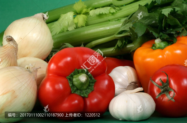 一些新鮮的蔬菜