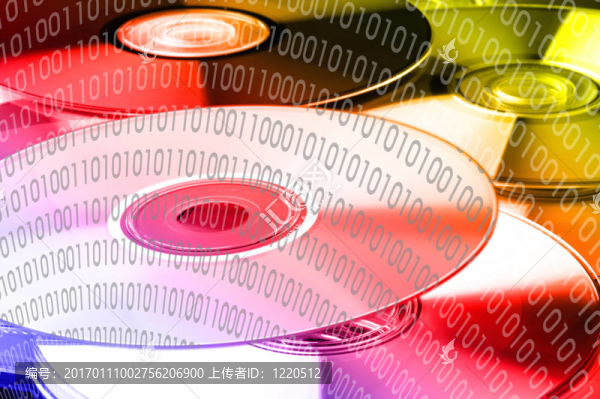 在光盤上的二進(jìn)制代碼
