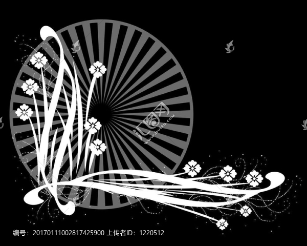 亞洲花藝背景