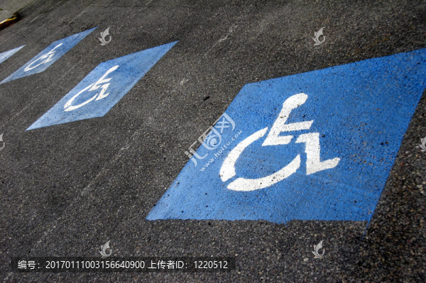 標(biāo)志-停車場輪椅